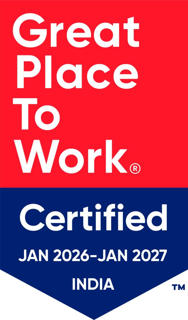 Great Place To Work® Certified — Jan 2026–Jan 2027, India
