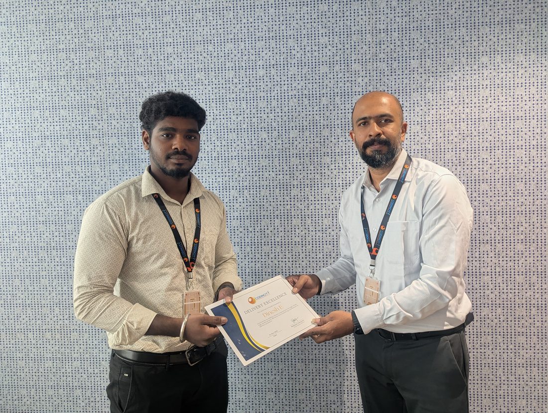 Delivery Excellence award at Codincity