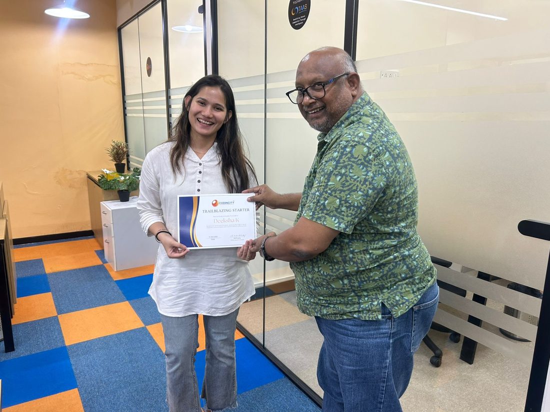 Trailblazing Starter recognition at Codincity