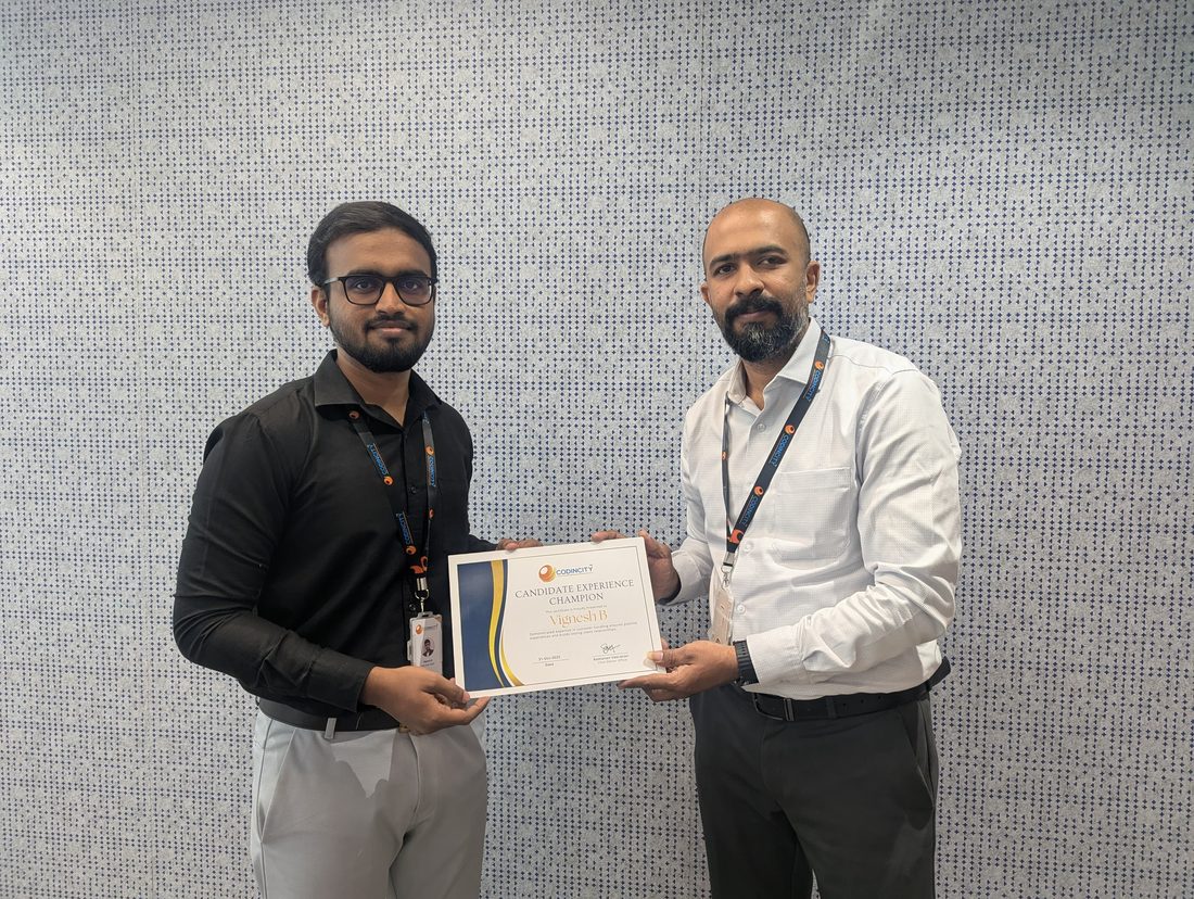 Candidate Experience Champion award